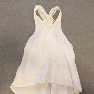 Free People tank top with roped detail